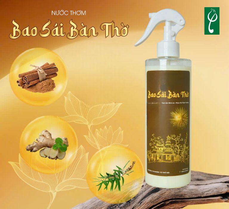 Các loại nước lau bàn thờ được gia công phổ biến