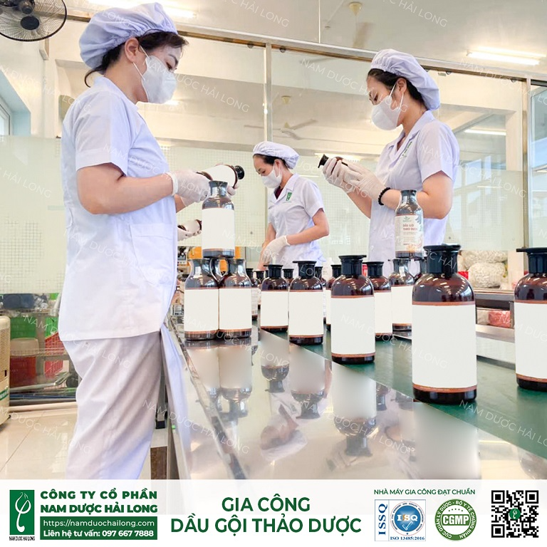 Quy trình sản xuất dầu gội theo công thức riêng