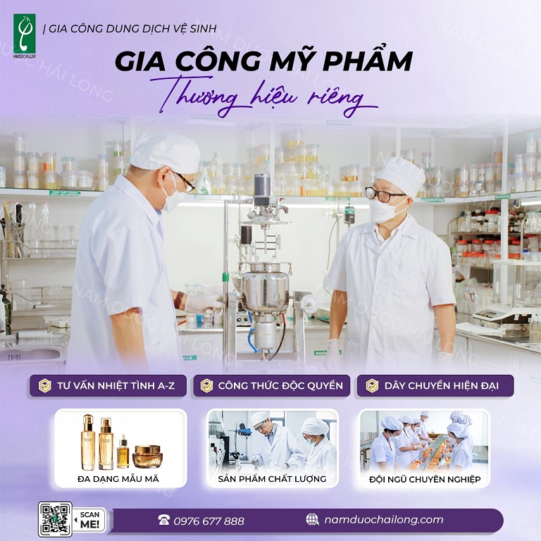 Dịch vụ gia công dung dịch vệ sinh độc quyền giúp chủ đầu tư đưa sản phẩm ra thị trường nhanh chóng, hoàn thiện thủ tục pháp lý