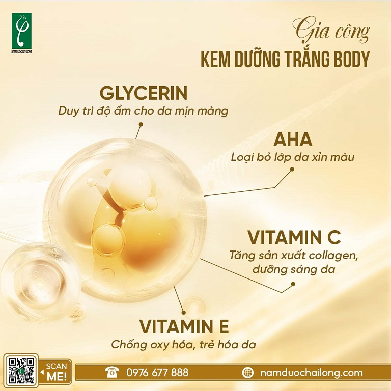Nhóm thành phần ức chế melanin, trực tiếp làm sáng da
