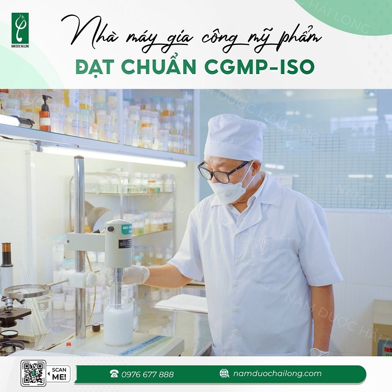 Quy trình gia công kem dưỡng dành cho da mặt