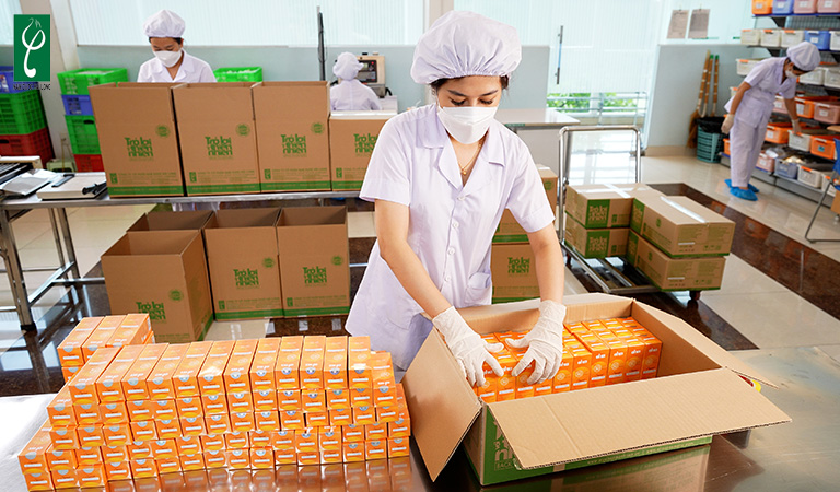 Dây chuyền sản xuất mỹ phẩm chuẩn quốc tế CGMP tại nhà máy Nam Dược Hải Long dây chuyền sản xuất mỹ phẩm