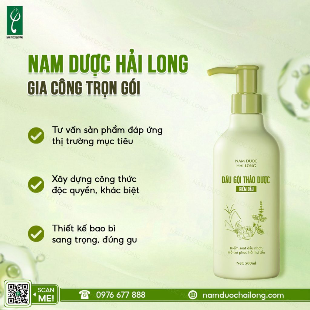 gia công dầu gội theo yêu cầu