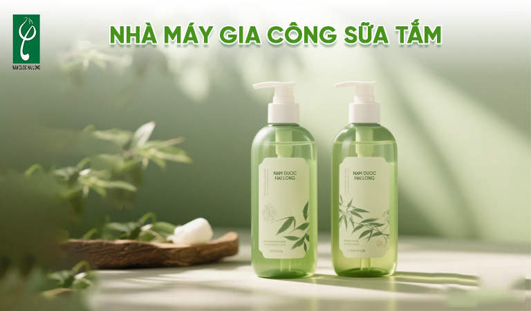 Nhà máy gia công sữa tắm