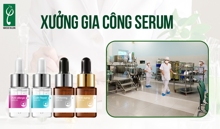 xưởng gia công serum