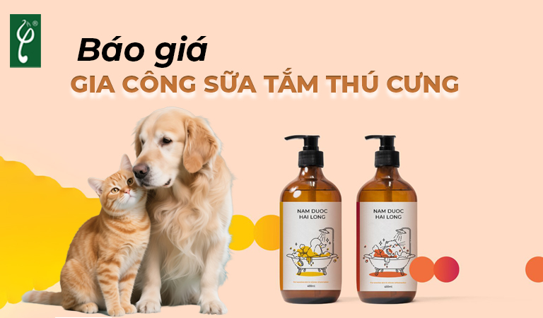Báo giá gia công sữa tắm thú cưng
