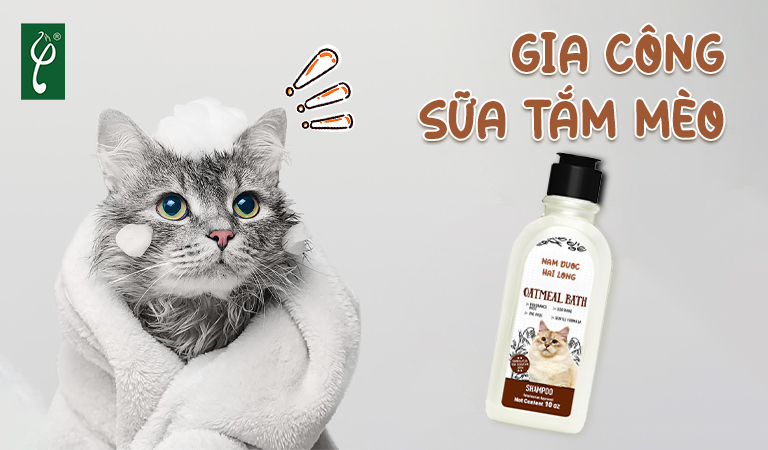 gia công sữa tắm mèo