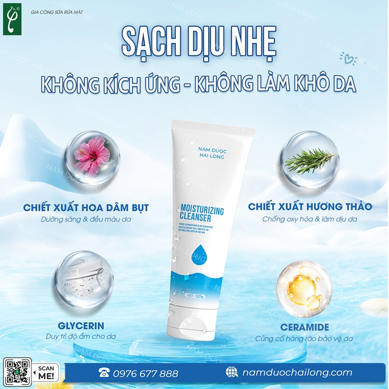 gia công sữa rửa mặt chất lượng