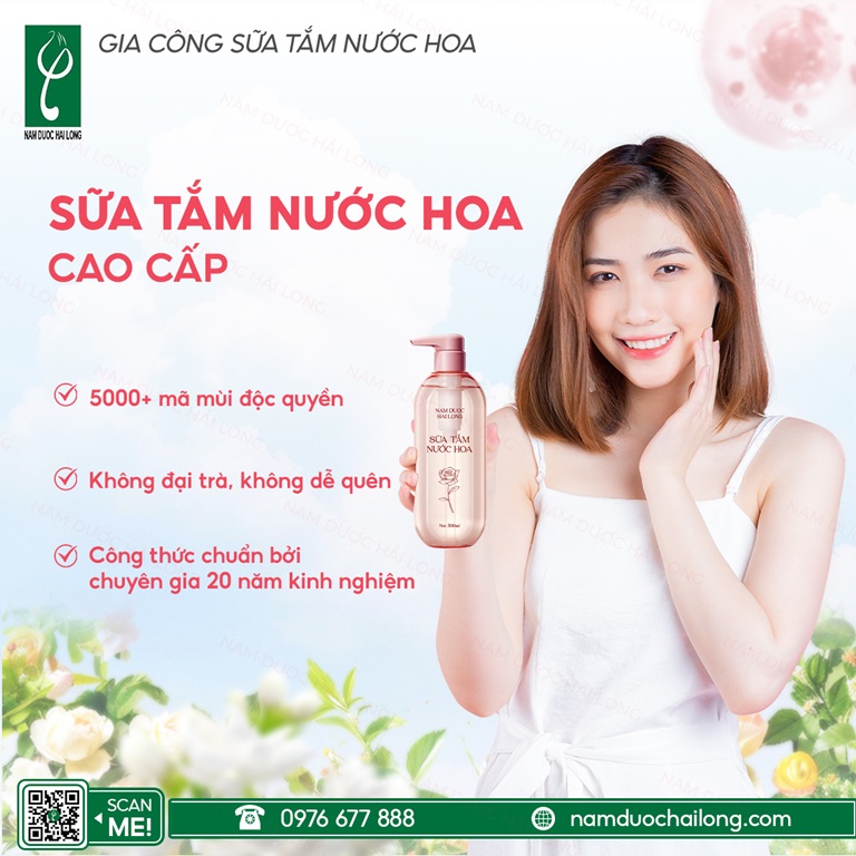 gia công sữa tắm cao cấp