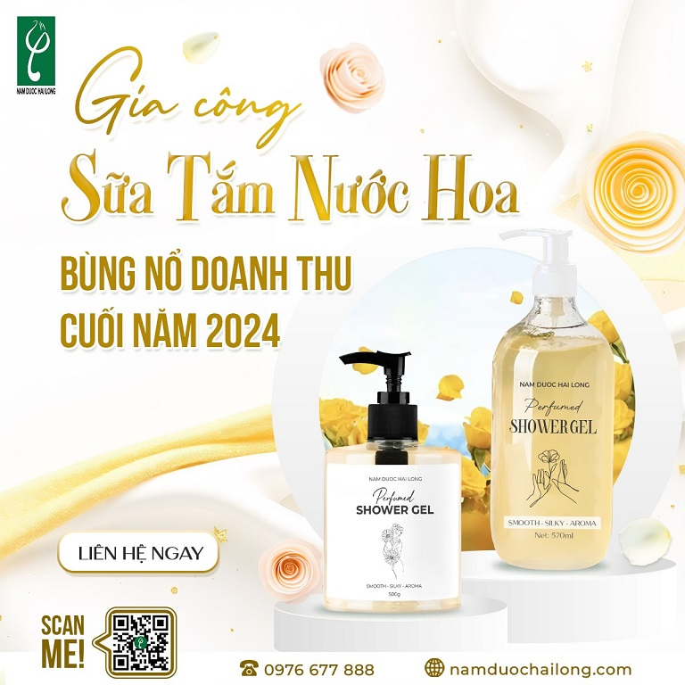 Gia công sữa tắm cho nam nữ là dịch vụ sản xuất theo yêu cầu của doanh nghiệp, do nhà máy chuyên nghiệp thực hiện