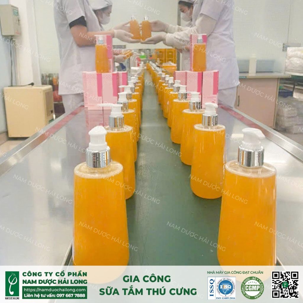 gia công sữa tắm mèo
