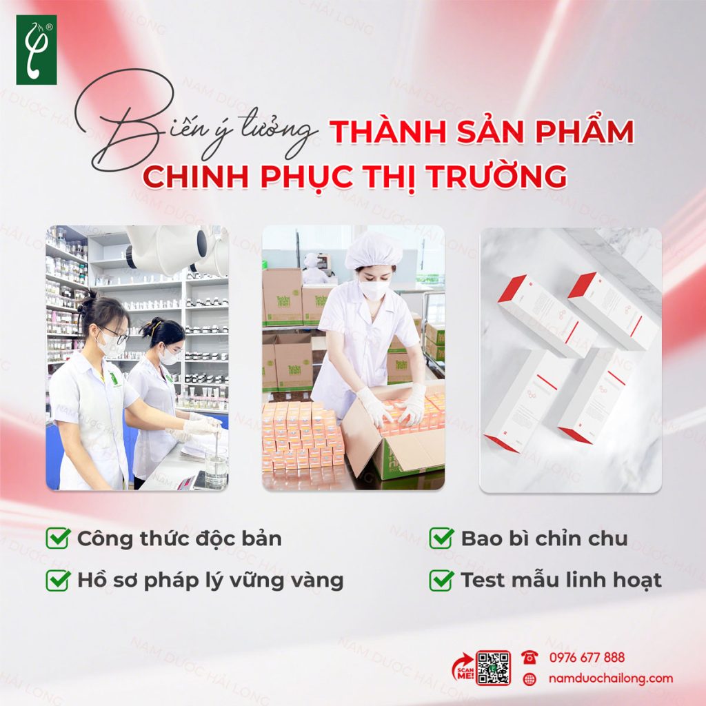 gia công kem body độc quyền