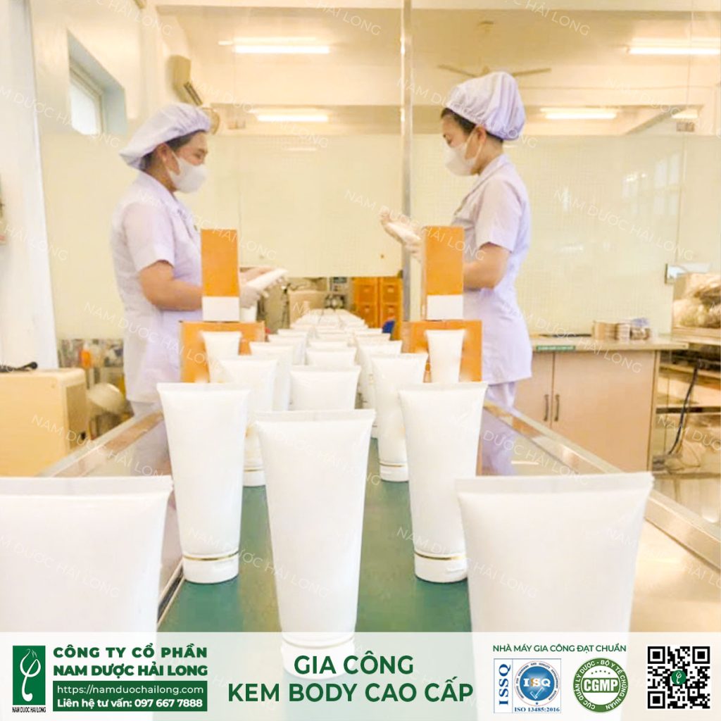 gia công kem body số lượng ít