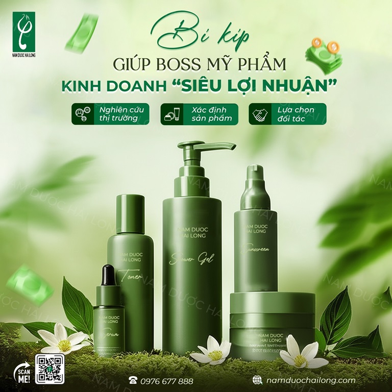 Nam dược Hải Long sản xuất mỹ phẩm đạt chuẩn CGMP với mức giá tốt