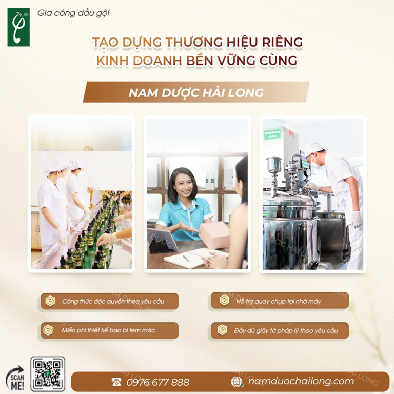 Quy trình gia công dầu gội