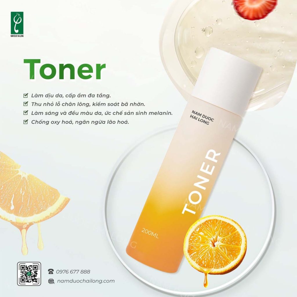 Báo giá gia công toner theo yêu cầu, chất lượng chuẩn CGMP tại nhà máy Nam Dược Hải Long báo giá gia công toner