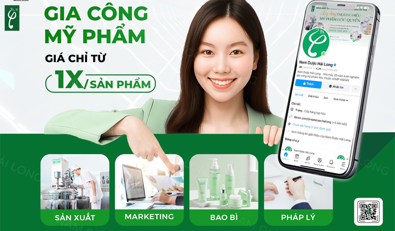 Báo giá sản xuất mỹ phẩm trọn gói mới nhất tại nhà máy Nam Dược Hải Long báo giá sản xuất mỹ phẩm trọn gói