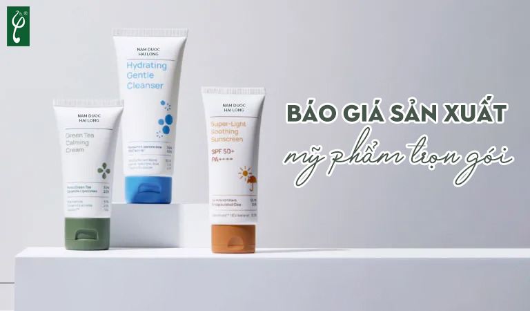 báo giá sản xuất mỹ phẩm trọn gói