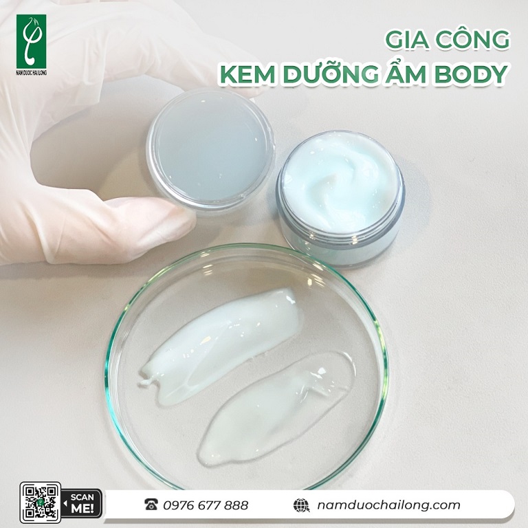 Các sản phẩm kem dưỡng được gia công phổ biến