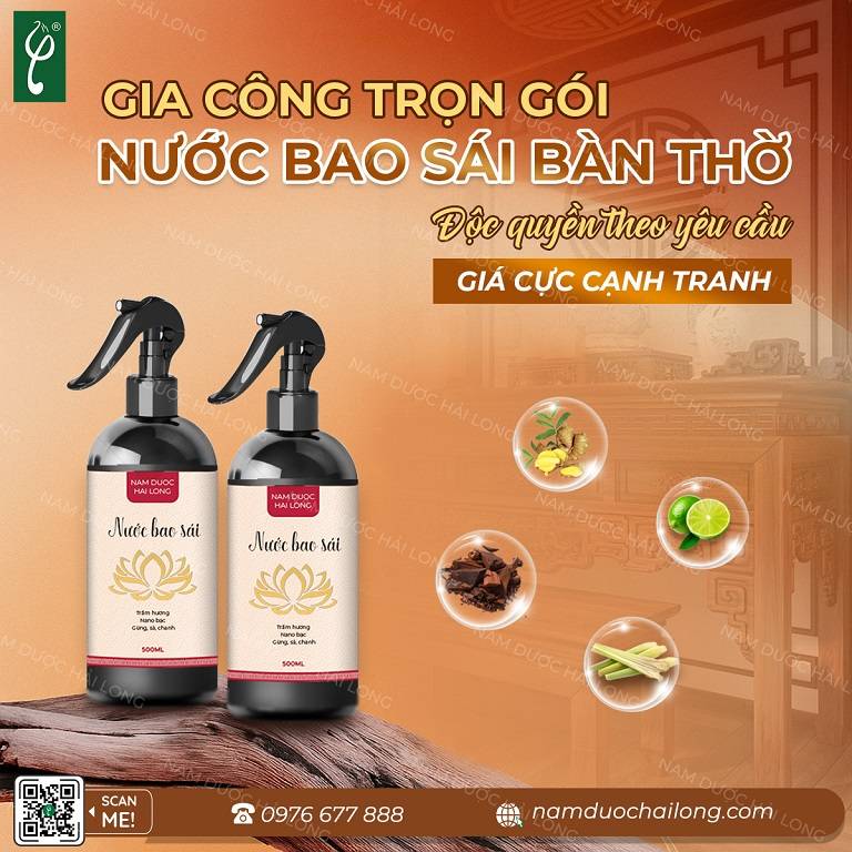 Gia công nước bao sái an toàn