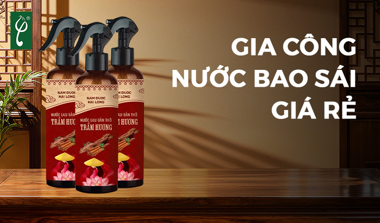 gia công nước bao sái giá rẻ