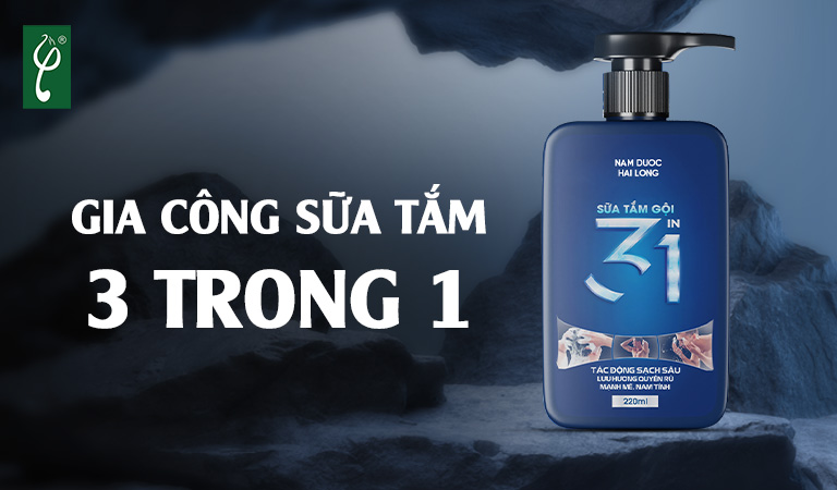 gia công sữa tắm 3 trong 1