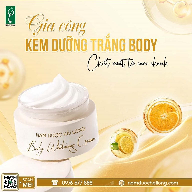 Khi gia công kem dưỡng body nên chú ý công thức an toàn và quy trình sản xuất đạt chuẩn