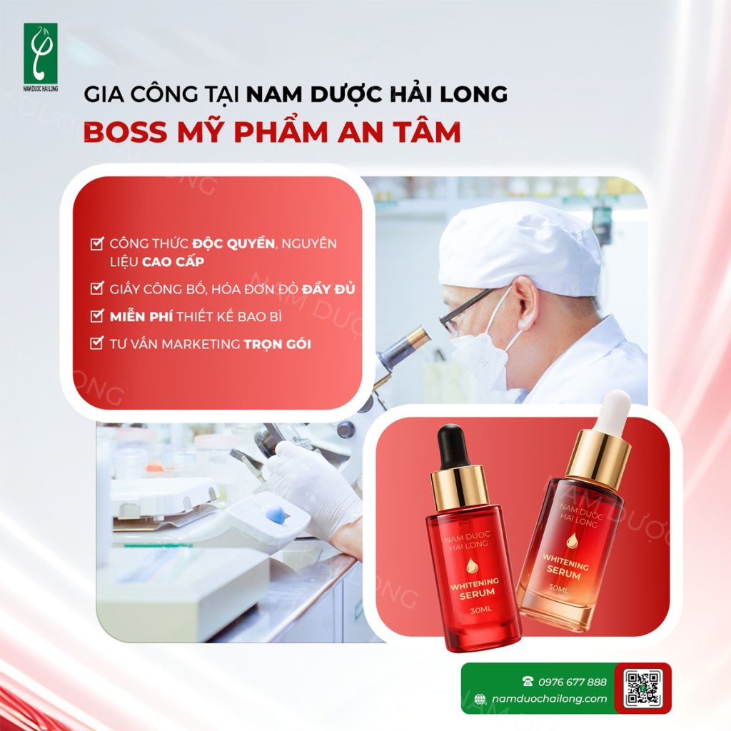 báo giá sản xuất mỹ phẩm