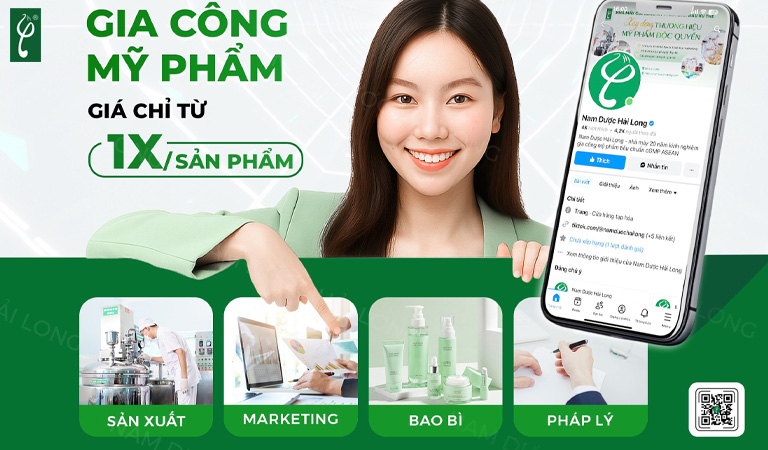 nhà máy gia công mỹ phẩm giá rẻ