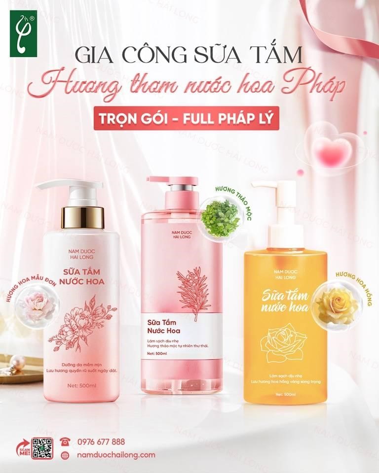 Nam Dược Hải Long gia công sữa tắm tại Hải Phòng bằng công nghệ hiện đại, nhà máy chuẩn CGMP