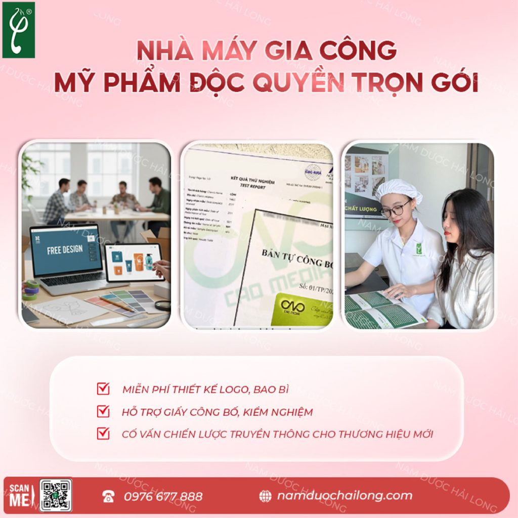 gia công sữa tắm tại Hà Nội