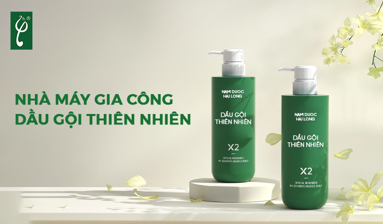 nhà máy gia công dầu gội thiên nhiên