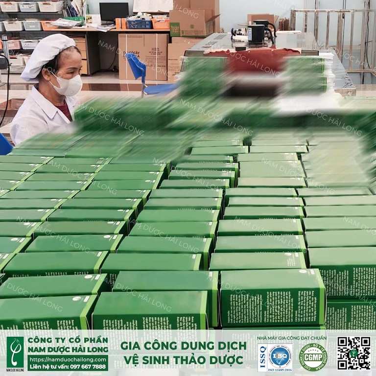Nhà máy gia công dung dịch vệ sinh thảo dược