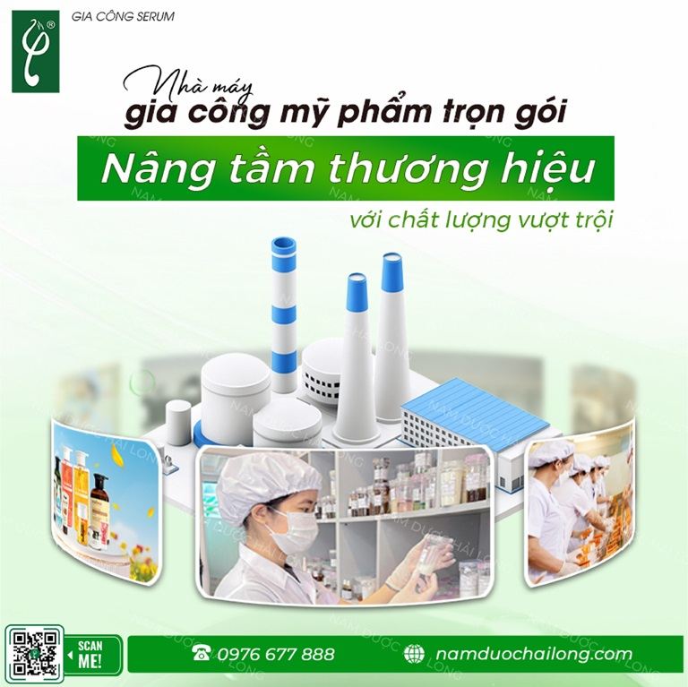 Nhà máy gia công mỹ phẩm chuẩn CGMP