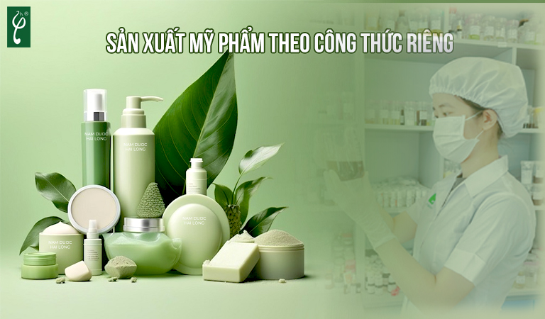 sản xuất mỹ phẩm theo công thức riêng