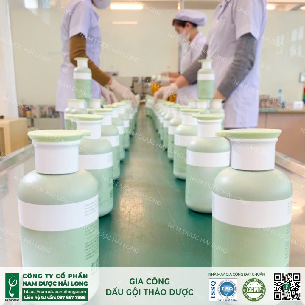sản xuất dầu gội đạt chuẩn