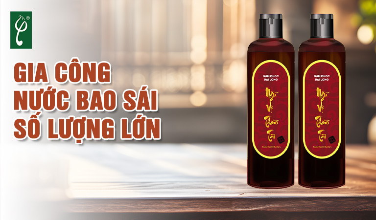 Gia công nước bao sái số lượng lớn