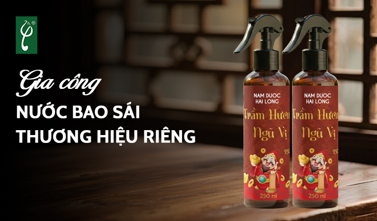gia công nước bao sái thương hiệu riêng