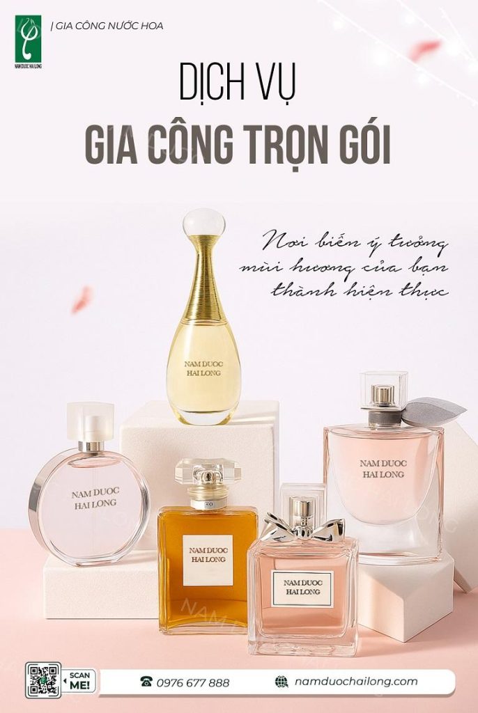 Các sản phẩm nước hoa được gia công phổ biến tại Miền Nam
