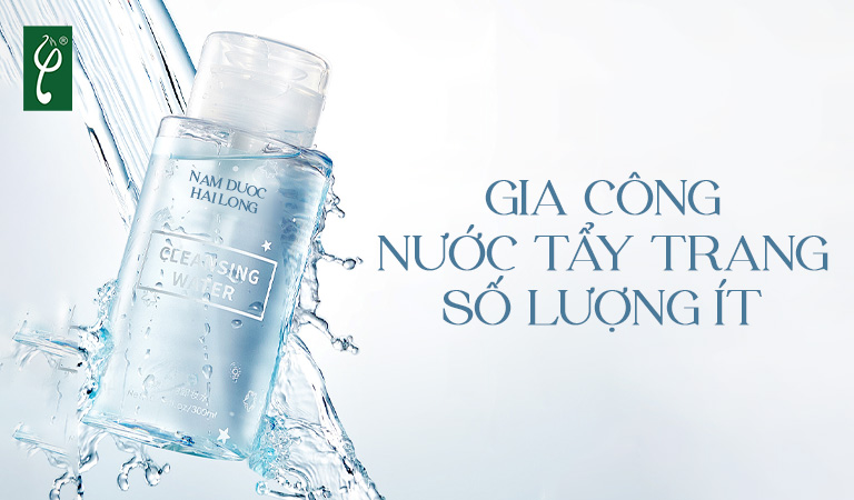 gia công nước tẩy trang số lượng ít