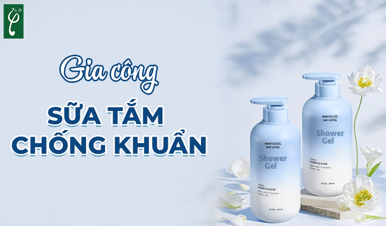 Gia công sữa tắm chống khuẩn