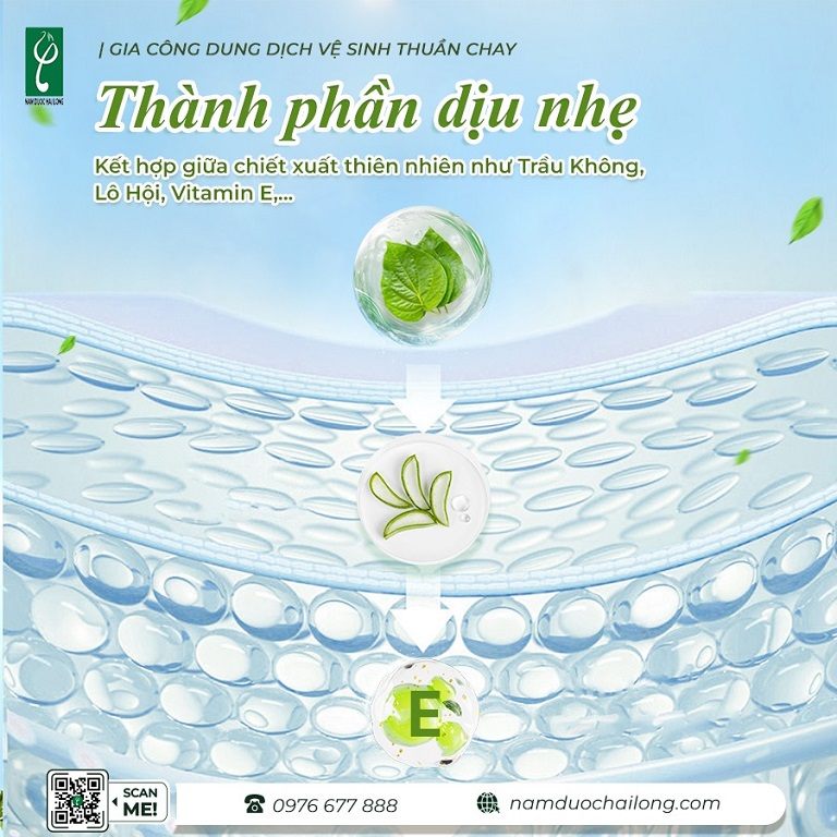 Nam Dược Hải Long nhận gia công dung dịch vệ sinh trị viêm nhiễm trọn gói, quy trình khép kín chuẩn CGMP
