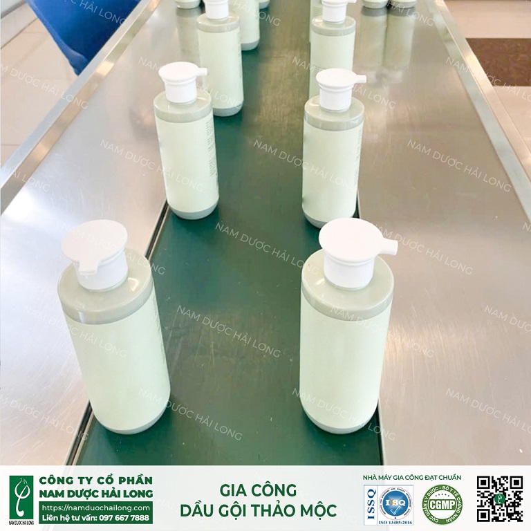 Nam Dược Hải Long gia công dầu gội tại miền Trung tại nhà máy hiện đại, quy trình sản xuất khép kín