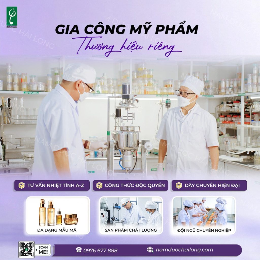 Chi phí gia công sữa tắm