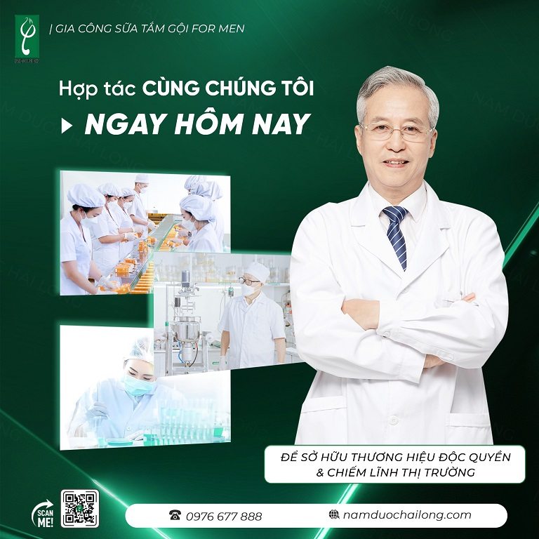 Nam Dược Hải Long - Nhà máy gia công sữa tắm gội uy tín, cam kết chất lượng