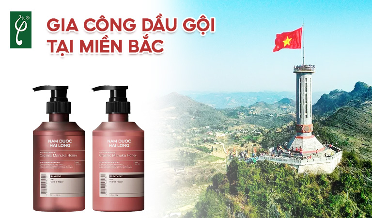 gia công dầu gội tại miền Bắc