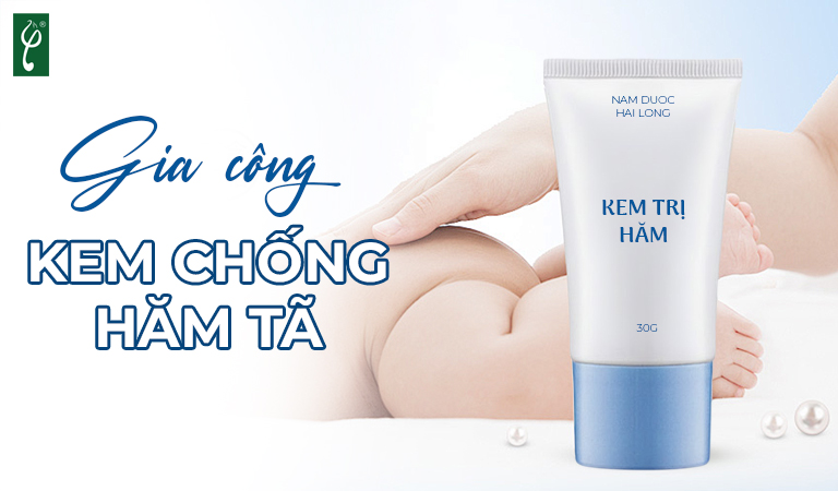 Gia công kem chống hăm tã