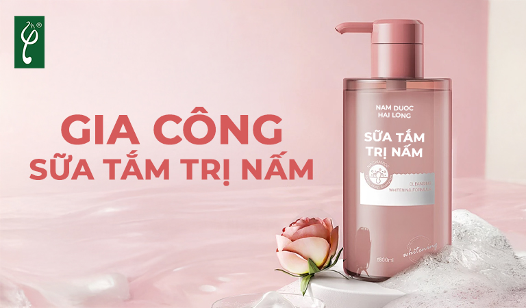 gia công sữa tắm trị nấm