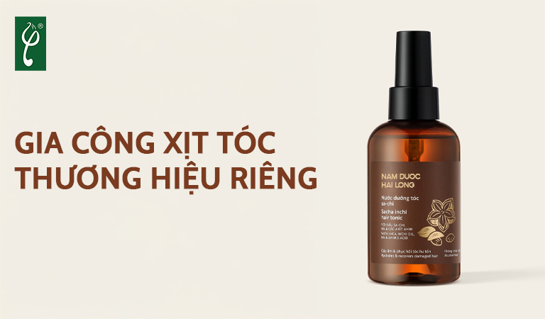 gia công xịt tóc thương hiệu riêng