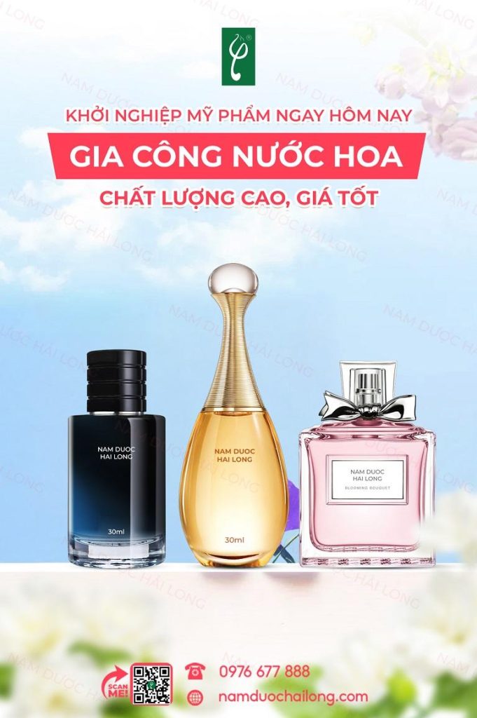 Gia công nước hoa thương hiệu giúp tạo mùi riêng, tùy biến thiết kế, kiểm soát chất lượng và bảo mật độc quyền
